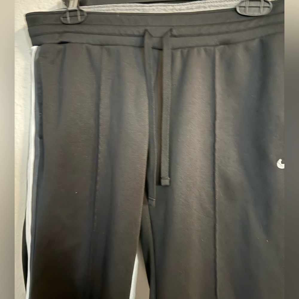 Vintage Nike Black and White Striped Orange Tag Track Pants Athletic Dept - Picture 3 of 6